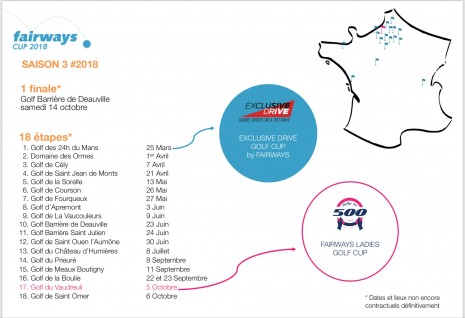FAIRWAYS CUP 2018 MAP FAIRWAYS CUP 2018 MAP
